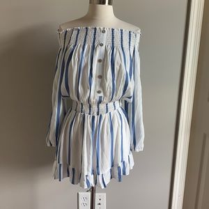 NWOT Pink Lily Romper